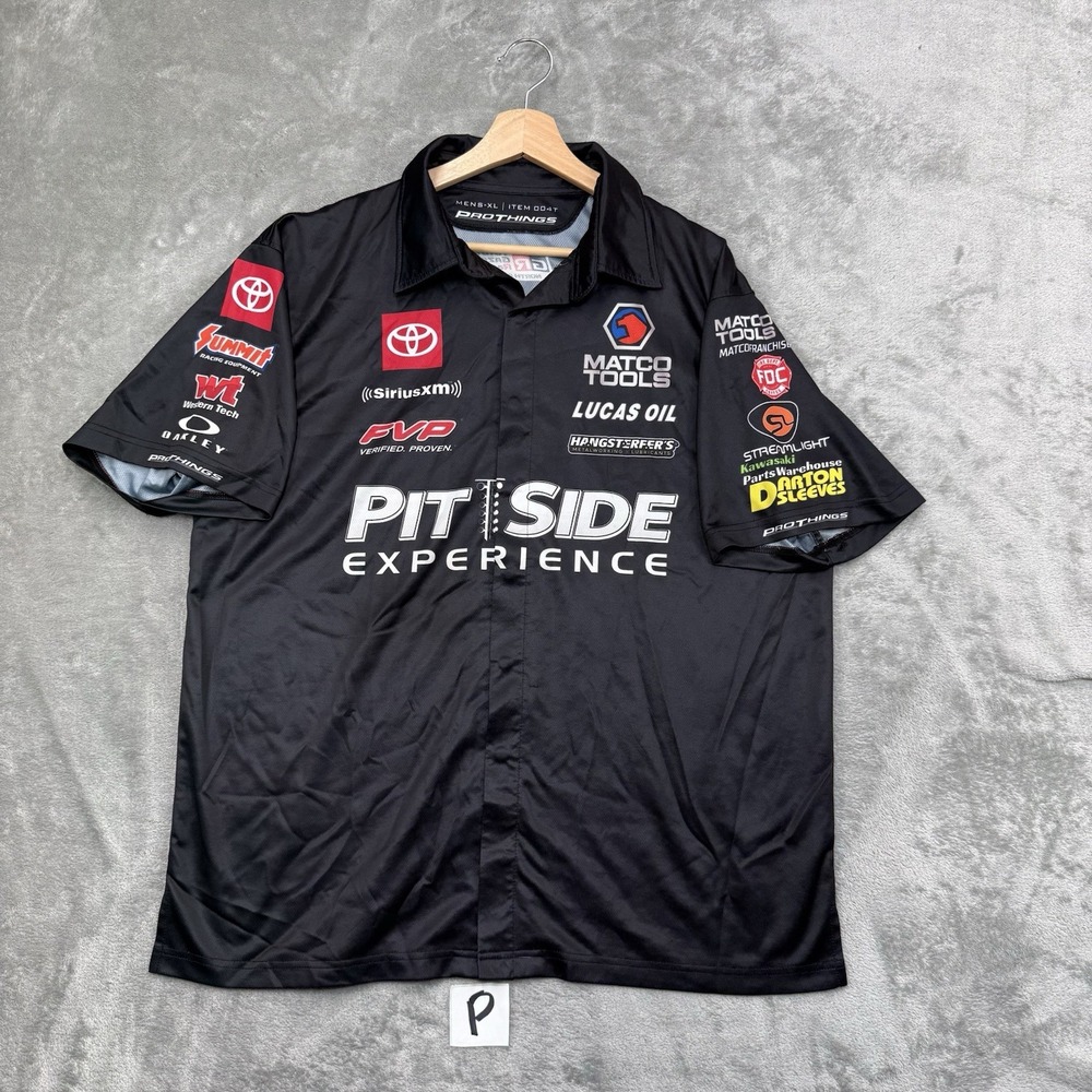 Matco Tools Antron Brown Pit Side Experience Shirt Jersey Shirt Men Size XL